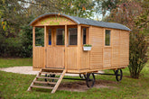 Chariot de cirque Kathy | 19 mm | bois de chauffage non traité | 500 x 240 cm | excl. base